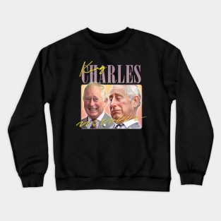 King Charles - Retro Aesthetic Fan Design Crewneck Sweatshirt